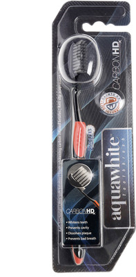 

aquawhite Carbon HD,Red , Carbon Infused Bristles.Health & Personal Care Ultra Soft Toothbrush