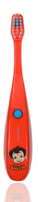 

aquawhite Chhota Bheem Kids Musical Red (Waterproof,Inbuilt Battery, Plays Tune of Chhota Bheem Song),Health & Personal Care Ultra Soft Toothbrush