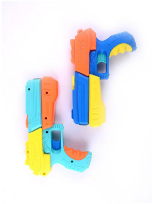 

ToyCart Kids Toy Gun with Soft Bullet(Multicolor)