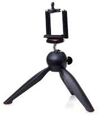 

LS Letsshop Mini Tripod Mount Phone Holder Self-Tripod for Digital Camera Tripod 016 Tripod(Black, Supports Up to 700 g)