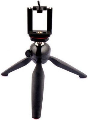 

LS Letsshop Mini Tripod Mount Phone Holder Tripod(Black, Supports Up to 700 g)