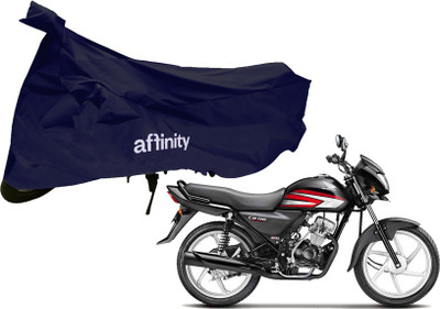 AFFINITY Two Wheeler Cover for Universal For Bike(Blue)