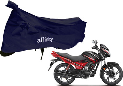 AFFINITY Two Wheeler Cover for Universal For Bike(Blue)