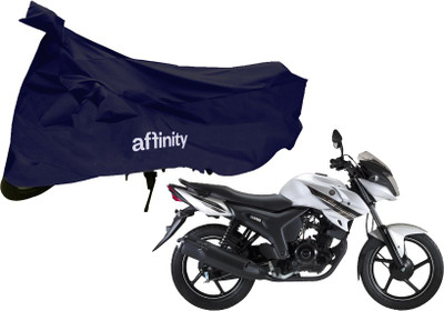 AFFINITY Two Wheeler Cover for Universal For Bike(Blue)