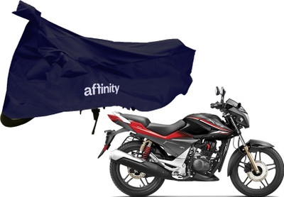 AFFINITY Two Wheeler Cover for Universal For Bike(Blue)