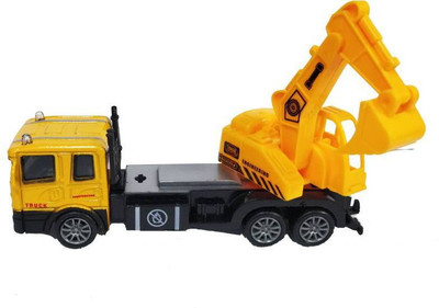 

Sanyal Die Cast 1.60 Scale Pull Back Metal JCB Truck Toy for Kids - 1 PCs Set(Yellow)