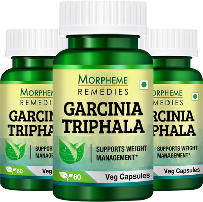 

Morpheme Remedies Garcinia Triphala 500 mg (Pack of 3)(180 No)