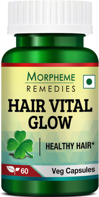 Morpheme Remedies Hair Vital Glow - For Hair Health(60 No)