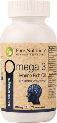 

Pure Nutrition Omega 3 (Double Strength)(75 No)