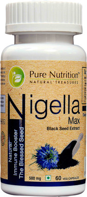 

Pure Nutrition Nigella Max Black Seed Extract 60 Capsules(60 No)
