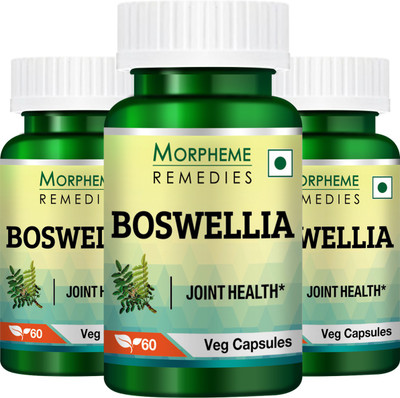 

Morpheme Remedies Boswellia Caps 500mg Extract (Pack Of 3)(180 No)