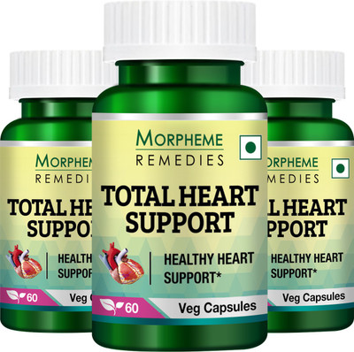 

Morpheme Remedies Total Heart Support Extract 500 mg (Pack Of 3)(180 No)