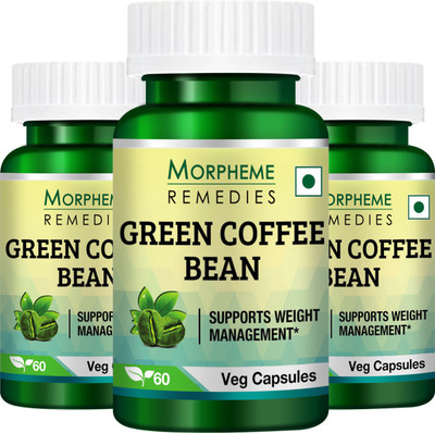 

Morpheme Remedies Green Coffee Beans Extract (Pack Of 3)(60 No)