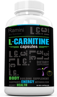 

RAMINI BIONUTRITION L-Cartinine 500 mg - 90 veg capsules(1 No)