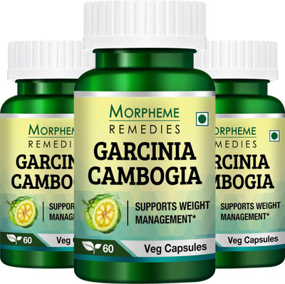 

Morpheme Remedies Garcinia Cambogia - HCA 60% 500 mg (Pack of 3)(180 No)