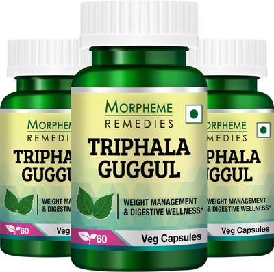 

Morpheme Remedies Triphala Guggul 500 mg (Pack of 3)(180 No)