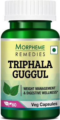

Morpheme Remedies Triphala-Guggul 500 mg(60 No)