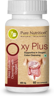 

Pure Nutrition Oxy Plus (Deep Cellular Cleansing with Oxygen) - 60 Capsules(60 No)