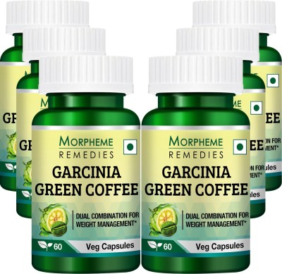 

Morpheme Remedies Garcinia Green Coffee 500mg Extract (Pack of 6)(360 No)