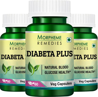 

Morpheme Remedies Diabeta Plus - 500mg Extract (Pack Of 3)(60 No)