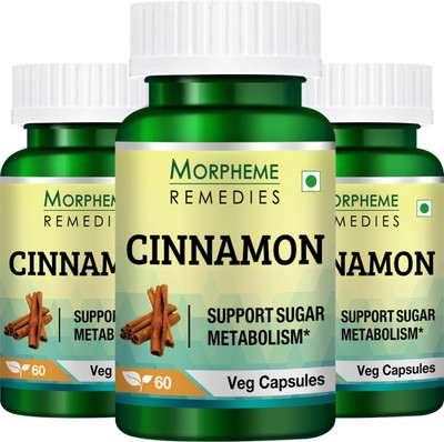 

Morpheme Remedies Cinnamon 500 mg (Pack of 3)(180 No)