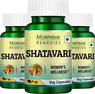 

Morpheme Remedies Shatavari 500mg Extract (Pack Of 3)(180 No)