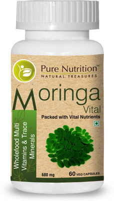 

Pure Nutrition Moringa Vital (Wholefood Multi Vitamins & Trace Minerals)(60 No)