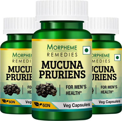 

Morpheme Remedies Mucuna Pruriens (Kapikachhu) Extract 500 mg (Pack Of 3)(180 No)