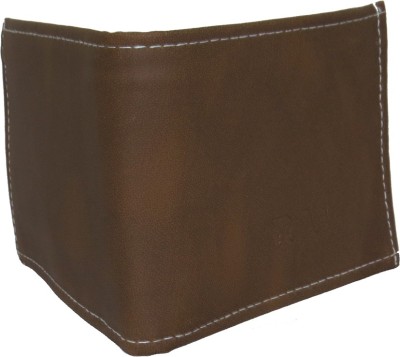 

Bagit Men Formal Brown Genuine Leather Wallet(3 Card Slots)