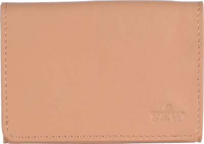 

YEW LEATHER LABS Men Brown Genuine Leather Card Holder