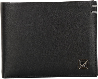 

Kan Men Black Genuine Leather Wallet(4 Card Slots)