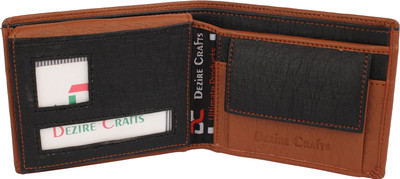

Dezire Crafts Men Casual, Formal Tan Artificial Leather Wallet(7 Card Slots)