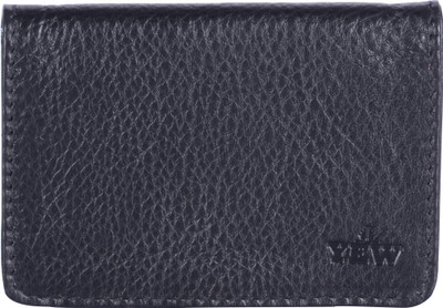 

YEW LEATHER LABS Men Black Genuine Leather Card Holder(1 Card Slot)