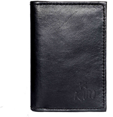 

KAIN Men Black Genuine Leather Card Holder(3 Card Slots)