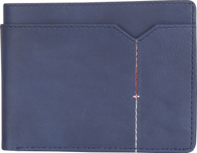 

Ul-Faiz Men Formal Blue Genuine Leather Wallet(6 Card Slots)