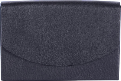 

YEW LEATHER LABS Men Casual Blue Genuine Leather Card Holder(1 Card Slot), Black