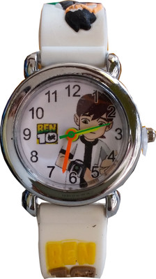 

Zest4Kids Cute White Ben10 Watch - For Boys
