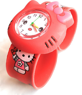 

SS Traders -Cute Red Hello Kitty Analog Strap Watch - Good gifting Item Watch - For Boys & Girls