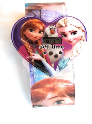 

SS Traders Cute Frozen Multicolour slim Digital Watch - Good gifting Item Watch - For Boys & Girls