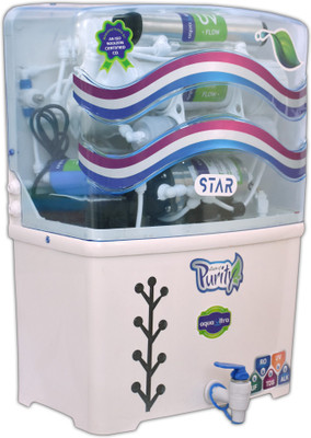 

Aquaultra AUF 14 L RO + UV + UF Water Purifier(White)