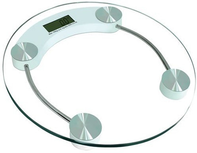 DITS 8mm Round Glass Weighing Scale(White)