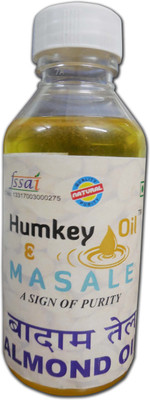 

HUMKEY OIL & MASALE HUMKEY ALMOND OIL PURE 100% COLD PRESSED Extract Oil Plastic Bottle(100.0 ml)
