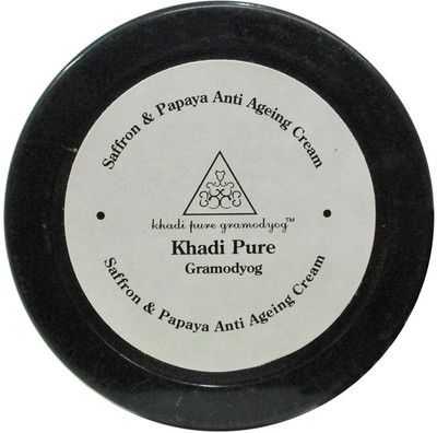 

Khadi Pure Herbal Saffron & Papaya Anti Ageing Cream with Sheabutter(50 g)