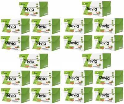 

Zindagi Stevia Powder - Natural Stevia Sweetener - Stevia Leaves Extract (Pack Of 20) Sweetener(50 g, Pack of 20)