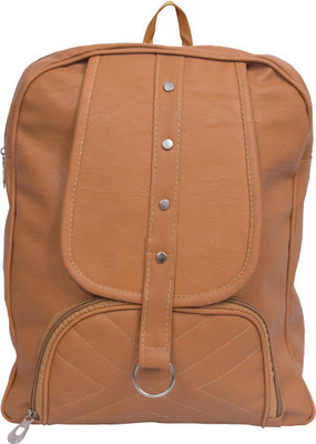

Ezeelives College Bag School Bag(Brown, 15 L)