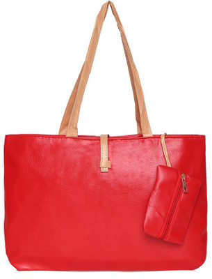 

SVAZ Red Shoulder/ Tote combo Bag Shoulder Bag(Red, 8 inch)