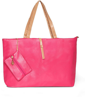 

SVAZ Pink Shoulder/ Tote combo Bag Shoulder Bag(Pink, 8 inch)