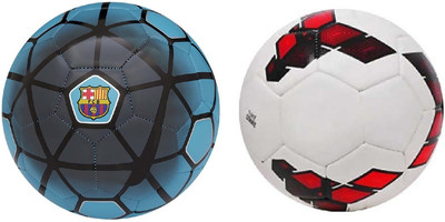 

SportsCorner FCB Blue + Premier League(Pack of 2) Football - Size: 5(Pack of 2, Multicolor)