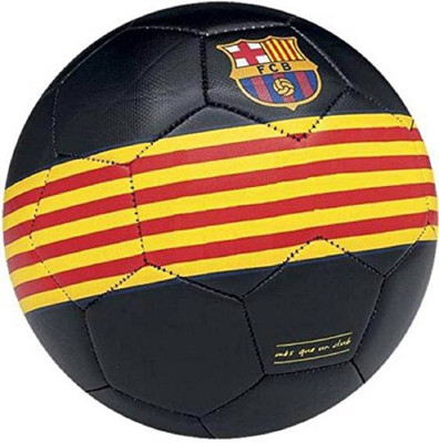 

Nice FCB BLACK BARCA Football - Size: (Pack of 1, Multicolor