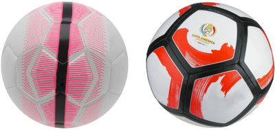 

SportsCorner Mercurial + Cope America (Pack of 2) Football - Size: 5(Pack of 2, Multicolor)